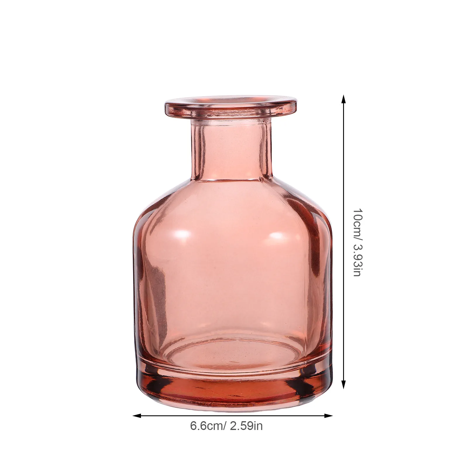 2Pcs Glass Aromatherapy Reed Diffuser Bottles Refillable Essential Oil Storage Decorative Fragrance Holder for Home