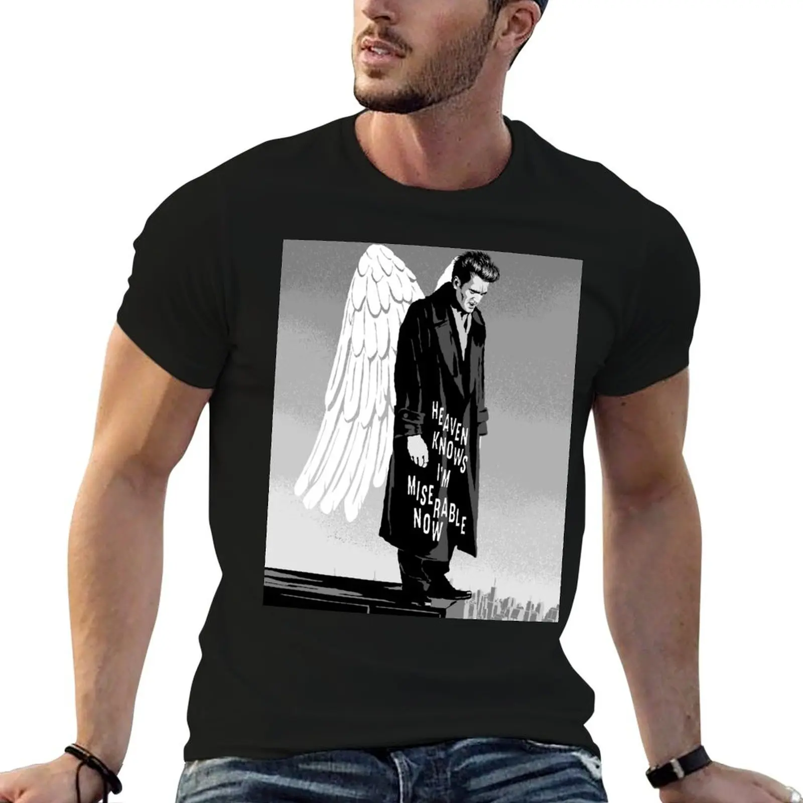T-shirt Wings of Despair, haut à manches courtes, décontracté, à porter au quotidien