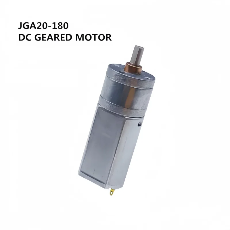 12V JGA20-180 Carbon-Brush Micro DC Geared Motor Low Speed Large Torque For Medical-Equipment Curler Smart-Door-Lock DIY Model