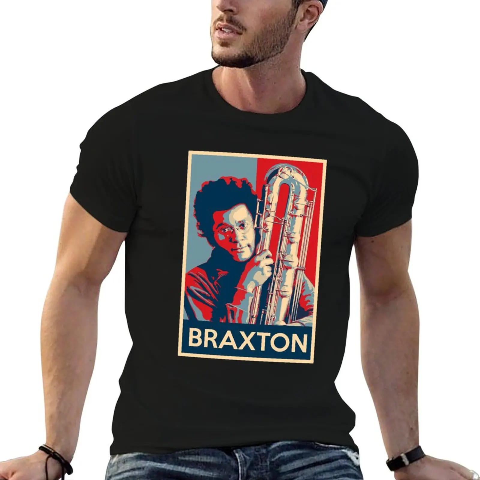

Anthony Braxton Hope Poster - Greats of Jazz History T-Shirt t shirts for man cotton man t shirts for men casual T-Shirt