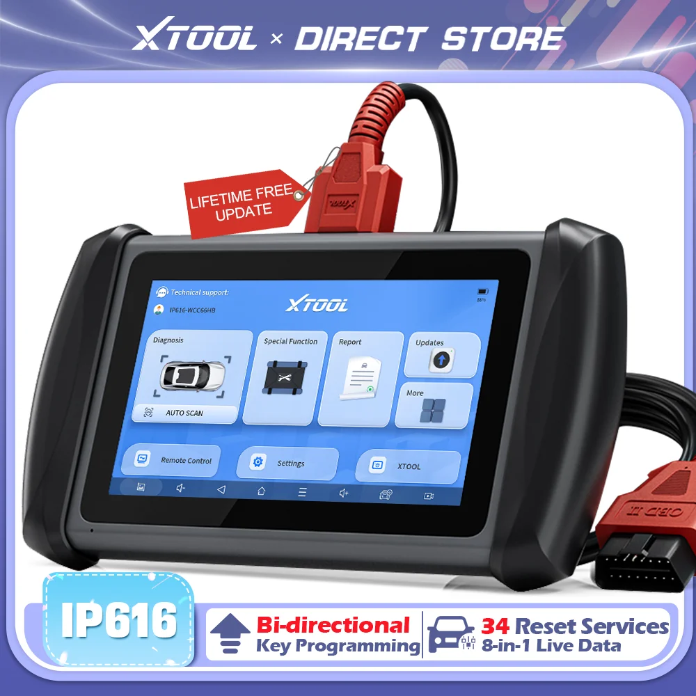XTOOL InPlus IP616 – Najlepszy Narzędzie Diagnostyczne dla Samochodów w 2024 roku