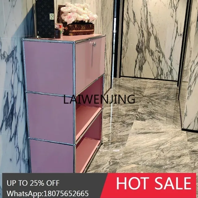 stainless steel trolley entrance file cabinet bedroom bedside living room locker makeup