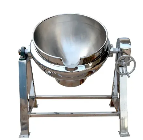 Good price commercial cooking pots without mixing scraper tilting cooking tank candy cooker kettle
