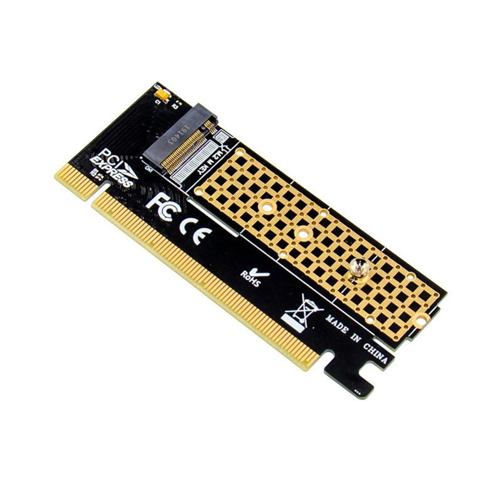 NVME SSD Adapter Key Interface, M.2 para PCIE x16 Adapter Card, Pcie para converter cartão adaptador, PCI Express 3.0, 2230-2280 Tamanho para Win 7