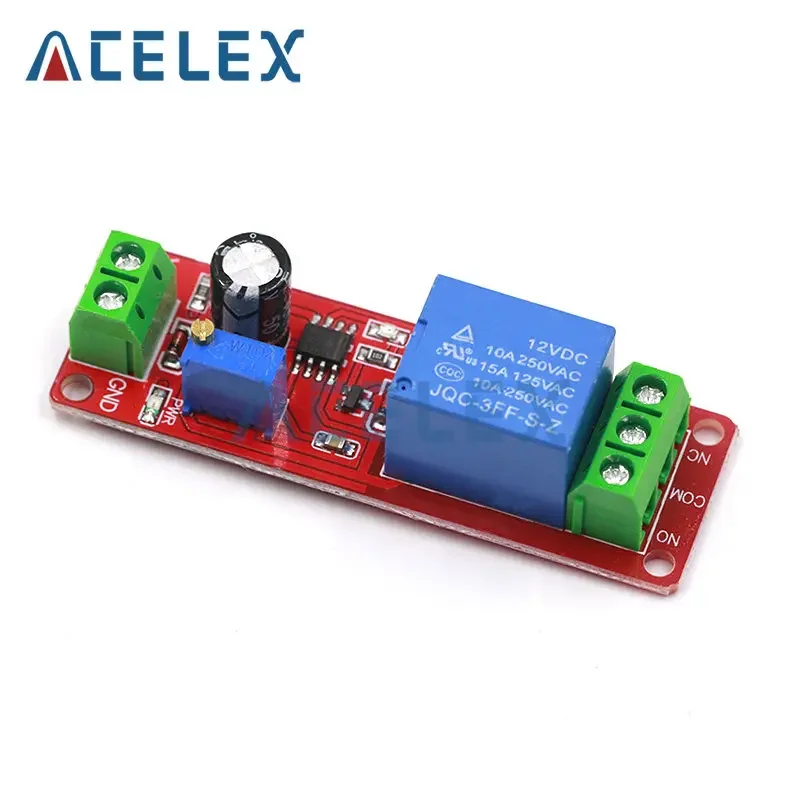 NE555 DK555 Timer Switch Adjustable Disconnect Module Time delay relay Module DC 12V Delay relay shield 0~10S