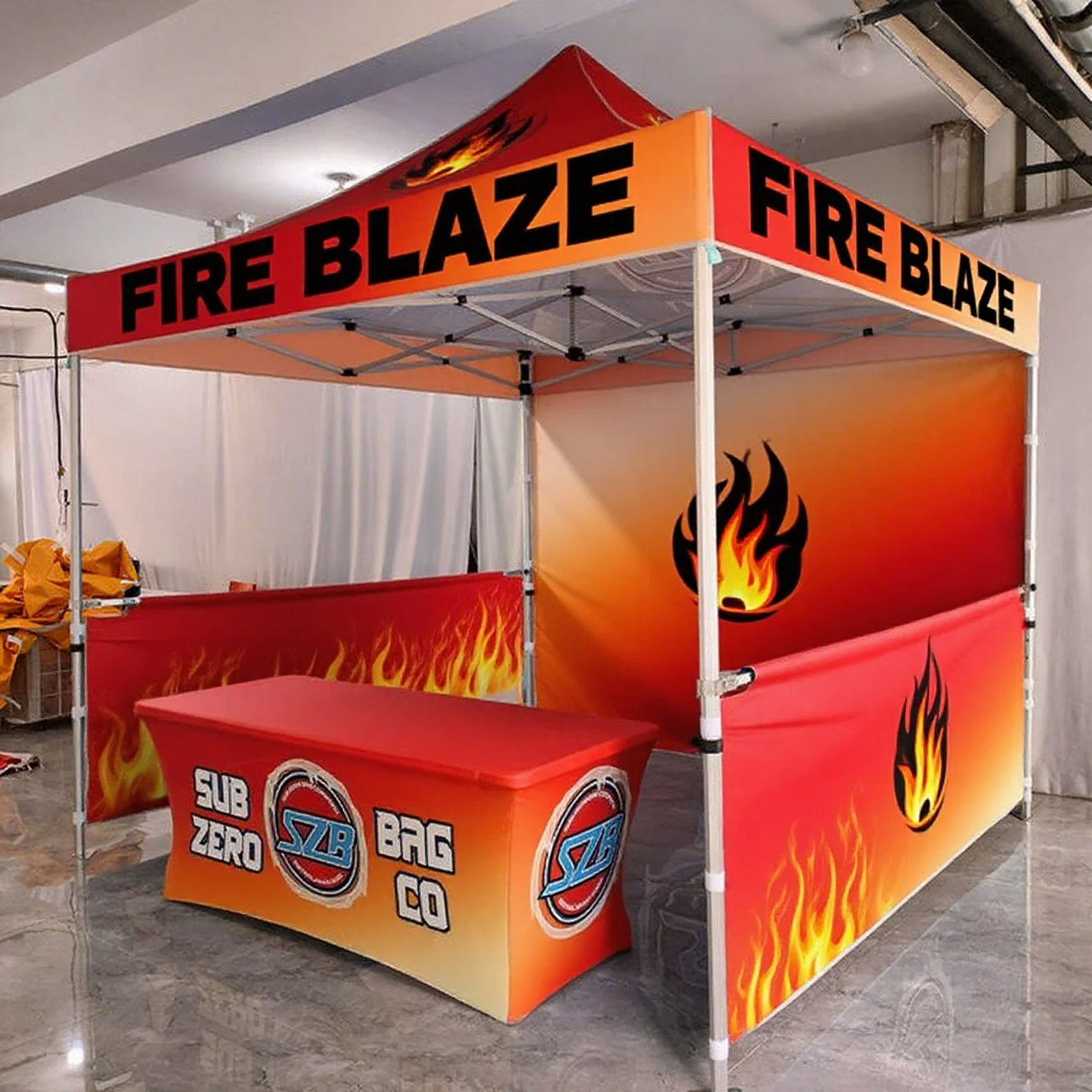 Heavy Duty 600D Oxford Pop up Canopy Tent 10x10ft Tent With Sidewalls Screened Tents for Events Trade Show Outdoor Gazebo