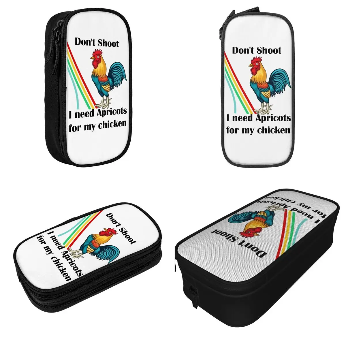 Don't Shoot I Need Apricots For My Chicken Arc Raiders Scrappy Pencil Case Pen Box Kids Big Capacity Bag School Gifts Stationery
