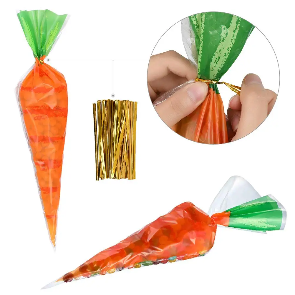 שקיות ניילון בצורת גזר