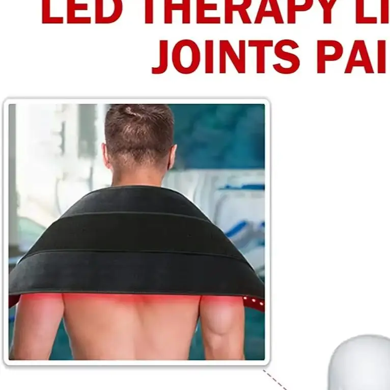 

Red Light Therapy Blanket for Body, 360 LEDs Dual Band 660nm Red & 850nm Infrared for Deep Tissue Relief and Relaxation