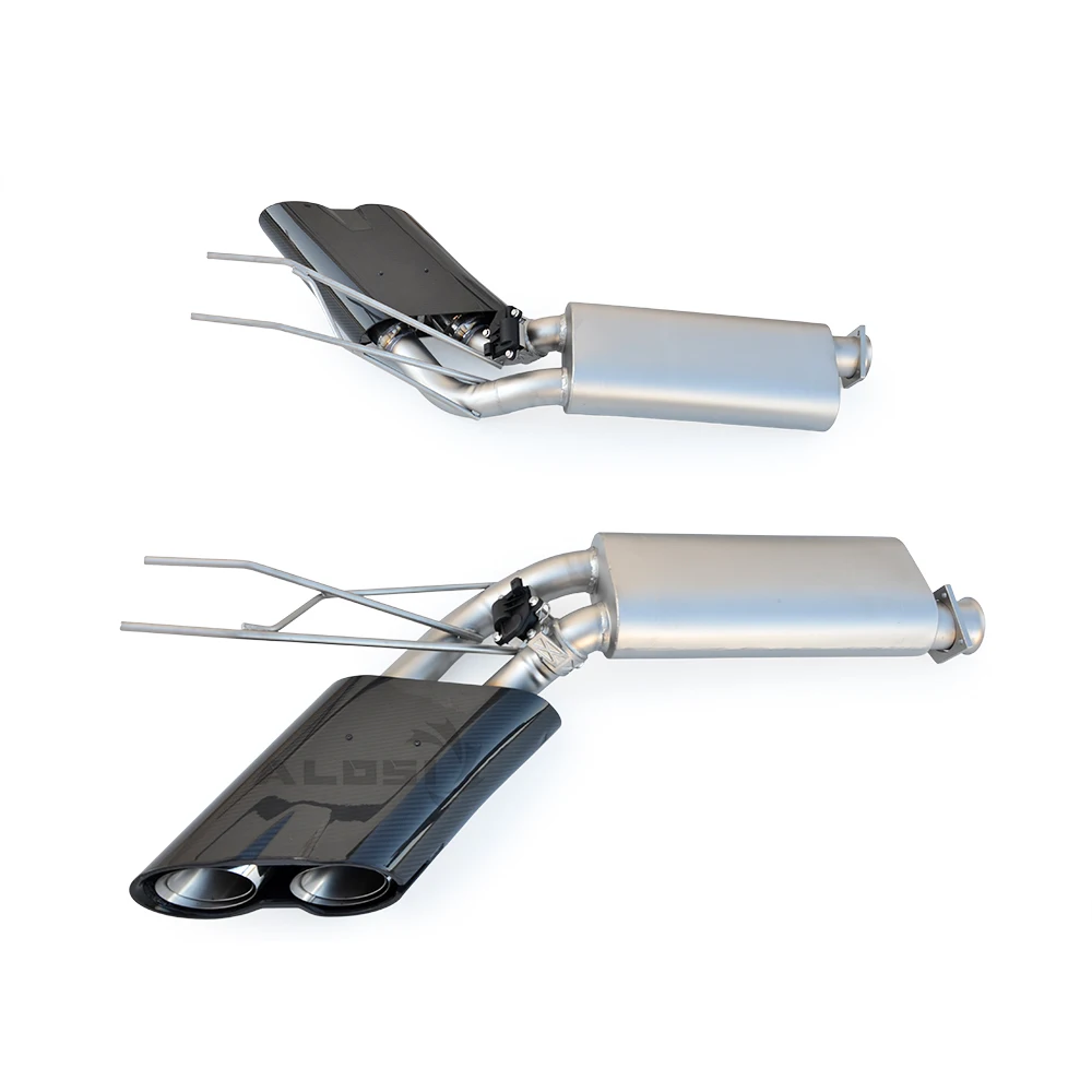Luminous exhaust tip for Mercedes Benz G500 G550 W463 2008-2018 stainless steel cat back sport exhaust with valve