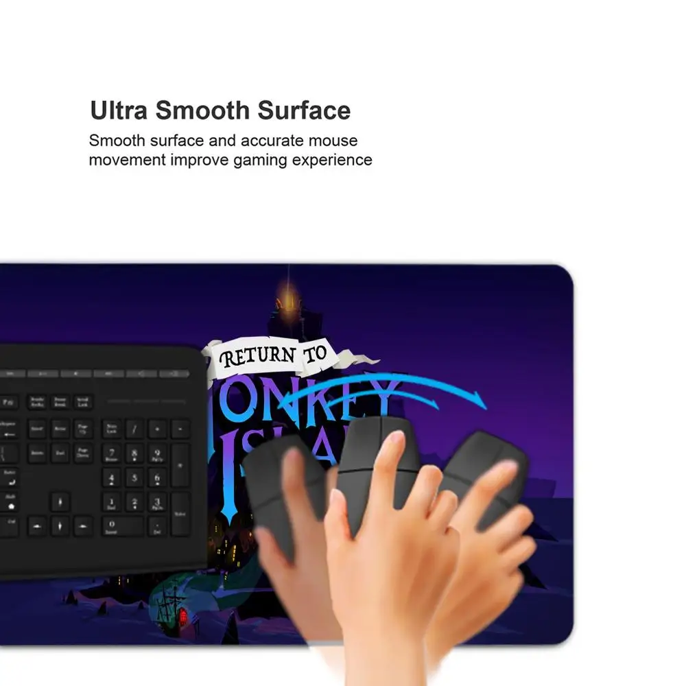 Alas Mouse Gaming Pulau Monyet Xxl Keyboard Gamer Kabinet Tikar Tikar Aksesori Anime Pc Lemari Mause Meja Komputer Meja Permainan