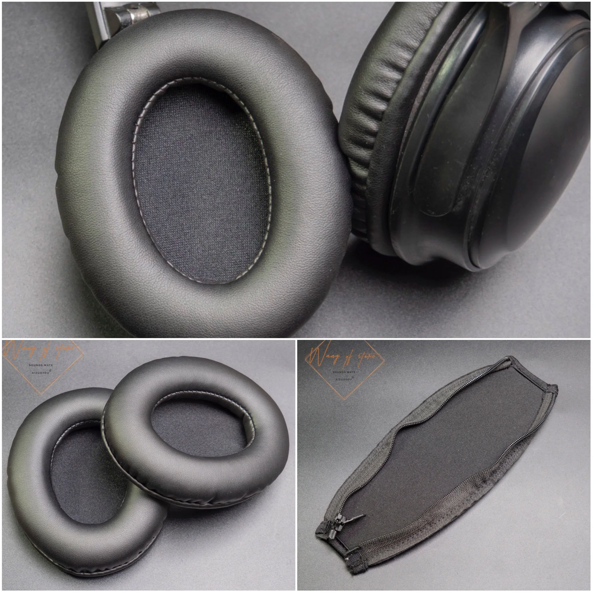 Ear Pads Foam Cushion Covers For Taotronics TT-BH22 TT BH22 Headphone Thick EarPad Headset Earmuff Replacement