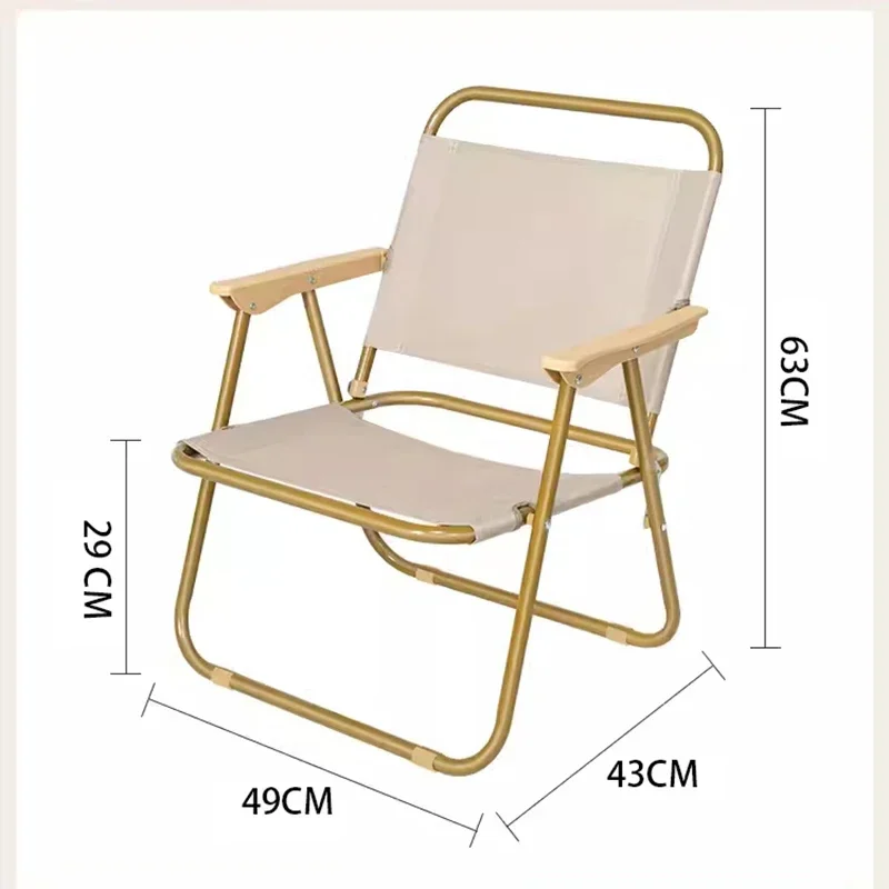 كراسي شاطئ بمسند ظهر قابلة للطي للتخييم قابلة للطي للنزهات كراسي شاطئ سياحية خفيفة الوزن لصيد الأسماك أثاث خارجي Cadeiras TYOC