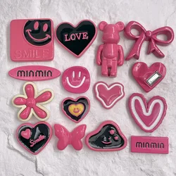 Pink acrylic Hipster Play accessories diy phone case cream glue handmade hairpin patch material