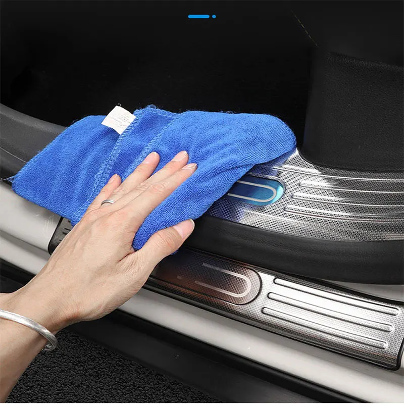 

Защитная накладка на пороги и багажник для Smart Elf 3 # Декоративные наклейки для автомобиля, аксессуары для стайлинга