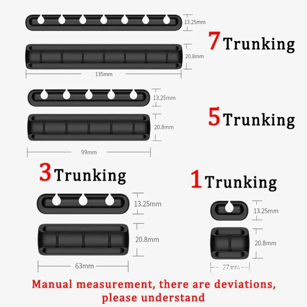 NNBILI Cable Adhesive Bracket, Desktop Cable Management Organizer, USB Charging Cable, Night Bracket, Mouse Power Cord