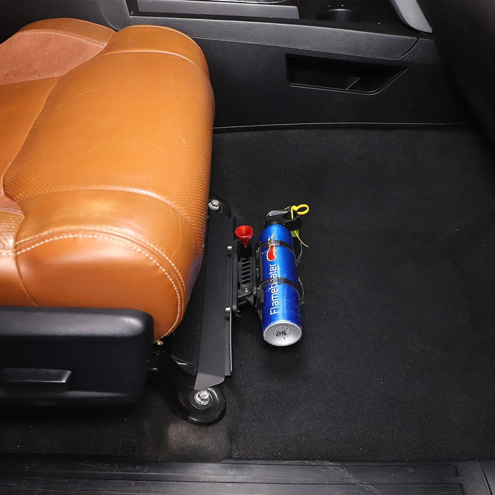 For Toyota Tundra 2007-2021 Aluminum Alloy Black Car seat Adjustable fire extinguishing bracket Car Accessories - view 3