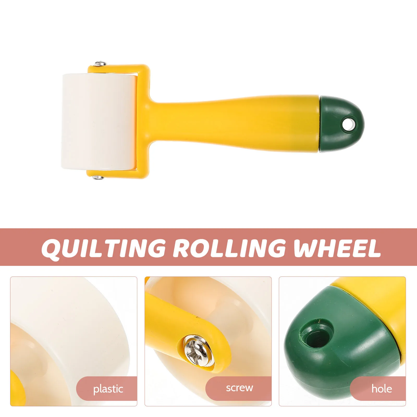 ورق الجدران الضغط على الأسطوانة الخياطة التماس الأسطوانة اللحف المتداول عجلة مقبض بلاستيكي متين لأدوات ورق الحائط المنزلية التماس