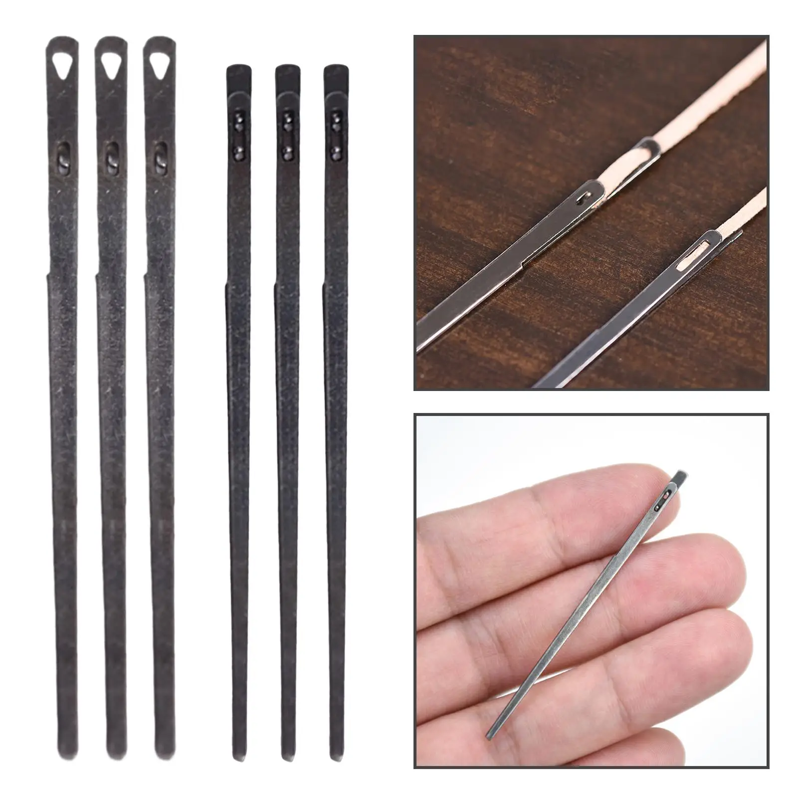 

3 Pieces Lacing Needle Stainless Steel Leather Rope Tool Repair for Softball Gloves Creative Gifts Baseball Gloves DIY