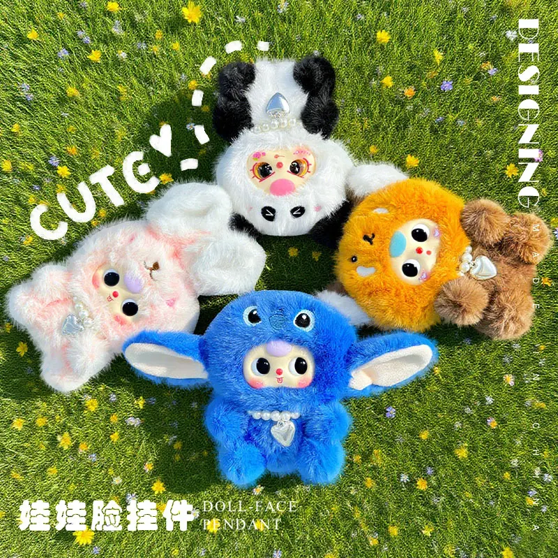 Boîte aveugle en peluche Disney Stitch, figurine en vinyle, pendentif de sac en peluche, porte-clés lapin Anime, boîte mystère, poupée en peluche moelleuse, cadeau pour enfants