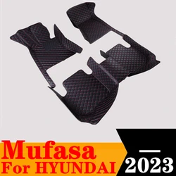 Car Floor Mats For HYUNDAI Mufasa 2023 Custom Fit Front & Rear FloorLiner Auto Foot Pads Carpet Cover Interior Parts Accessories