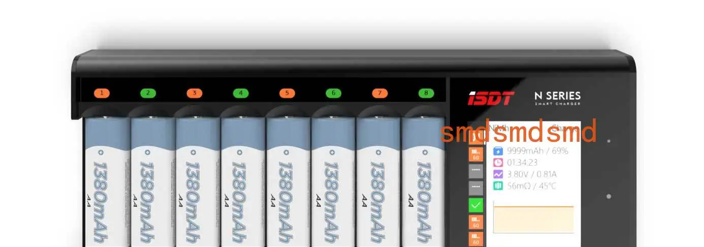 ISDT N8 N16 N24 multi-channel fast charging, lithium battery; nickel-hydrogen; nickel-cadmium single