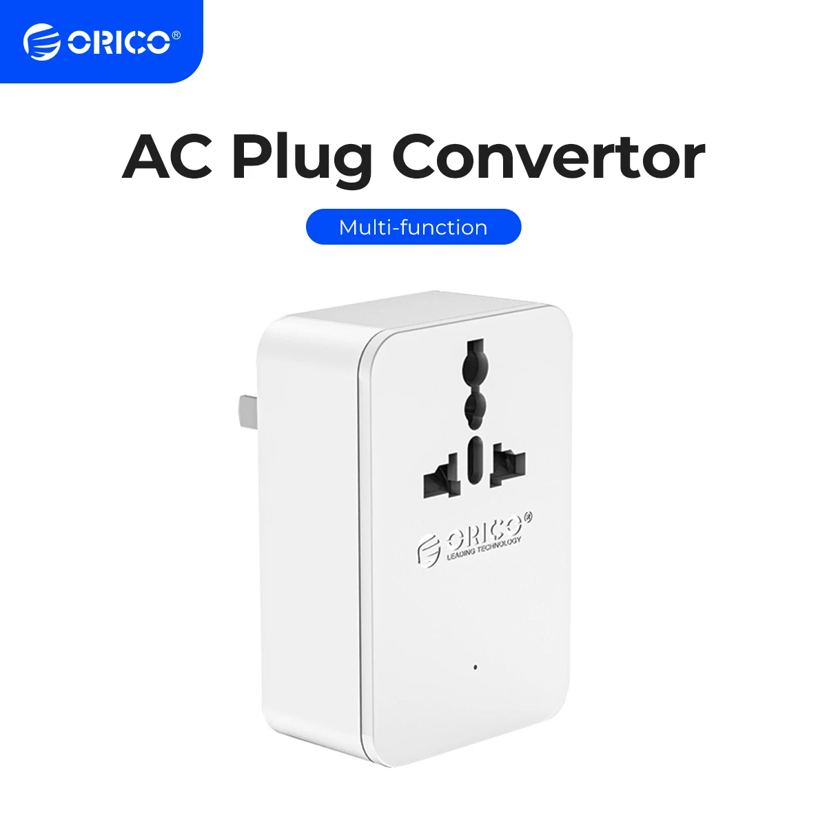 

ORICO Multi-function Convertor AC Socket Power Plug Adapter With 4 USB Charging Ports For Travel Adaptor Electrical Sockets