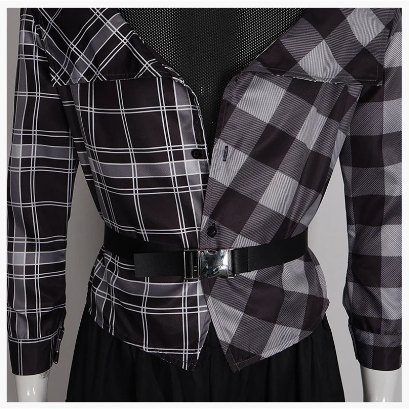 Anime PRSK PJSK Aoyagi Toya Shinonome Akito Cosplay Costume Coat pants belt necklace Christmas party woman man uniform S-XXXL view 4