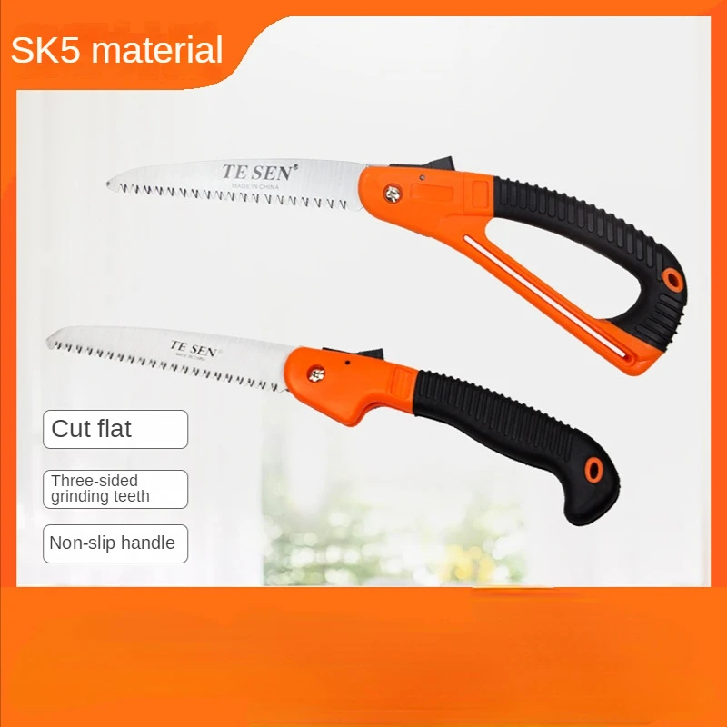 Mini Household D-shaped Steel Hand Saw Outdoor Folding Saw Garden Hand Saw Carpentry Folding Hacksaw Outdoor Logging Hacksaw