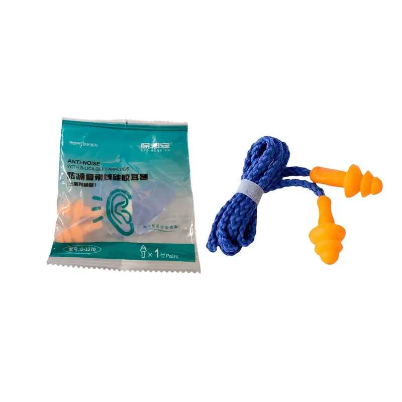 10 أزواج من سدادات الأذن السلكية القابلة لإعادة الاستخدام من السيليكون مع سدادات الأذن ذات النطاقات وإلغاء الضوضاء أثناء النوم لحماية السمع