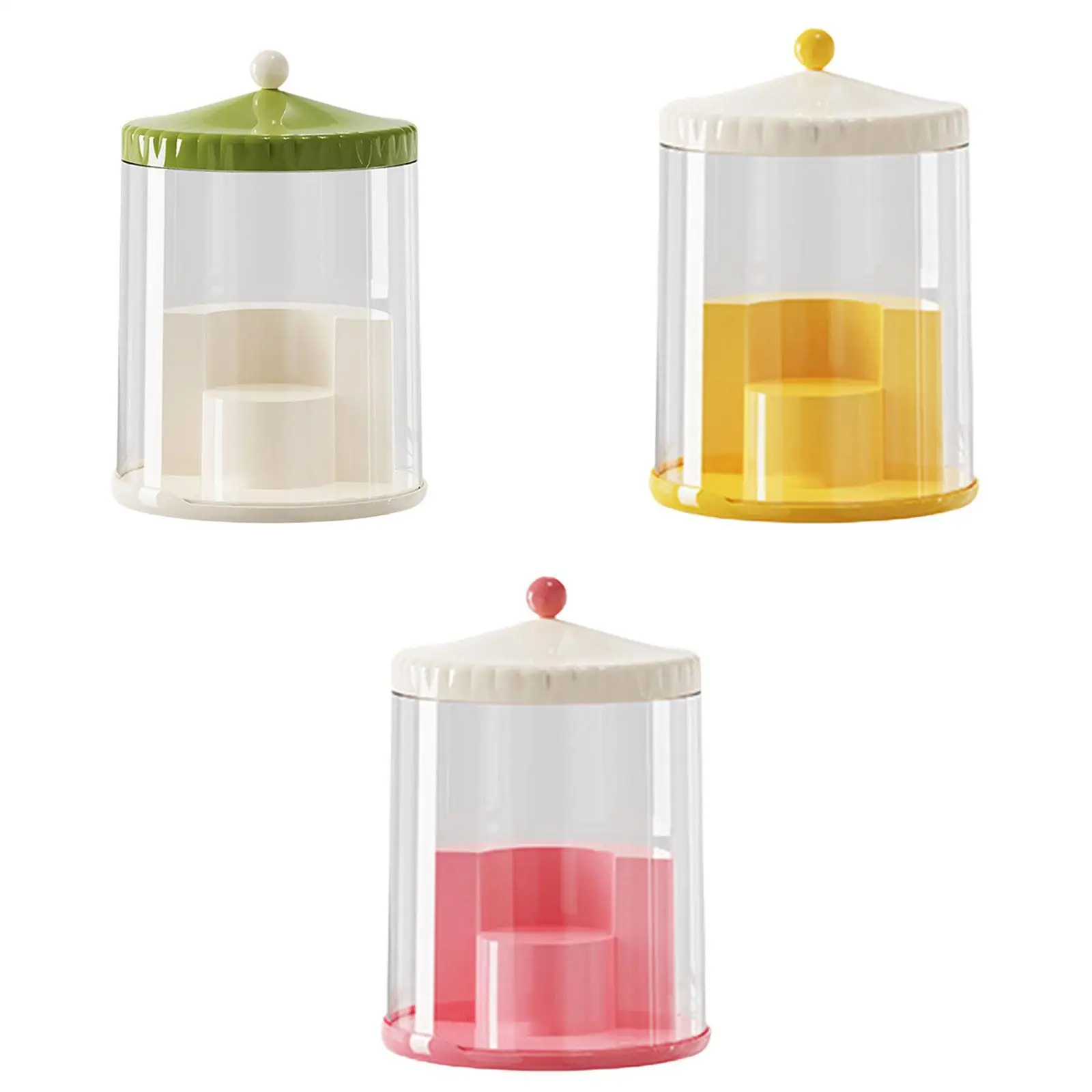

Figurine Display Case Clear Dustproof Showcase for Countertop Perfume Office