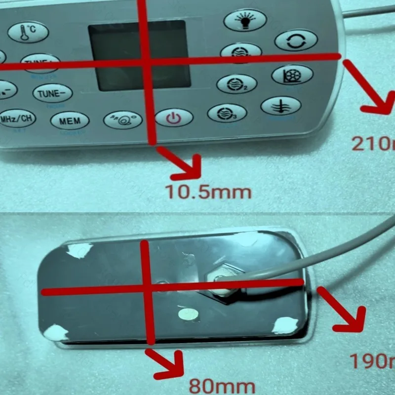 for KL8-3H Spa Keypad , Hot Tub Controller Panel