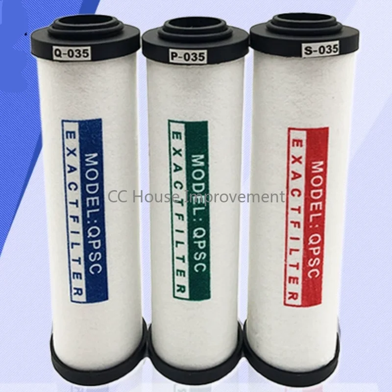 Oil Water Separator 035 Q P S C Air Compressor Replacement Filter Accessories Compressed Air Precision Filter Dryer QPSC