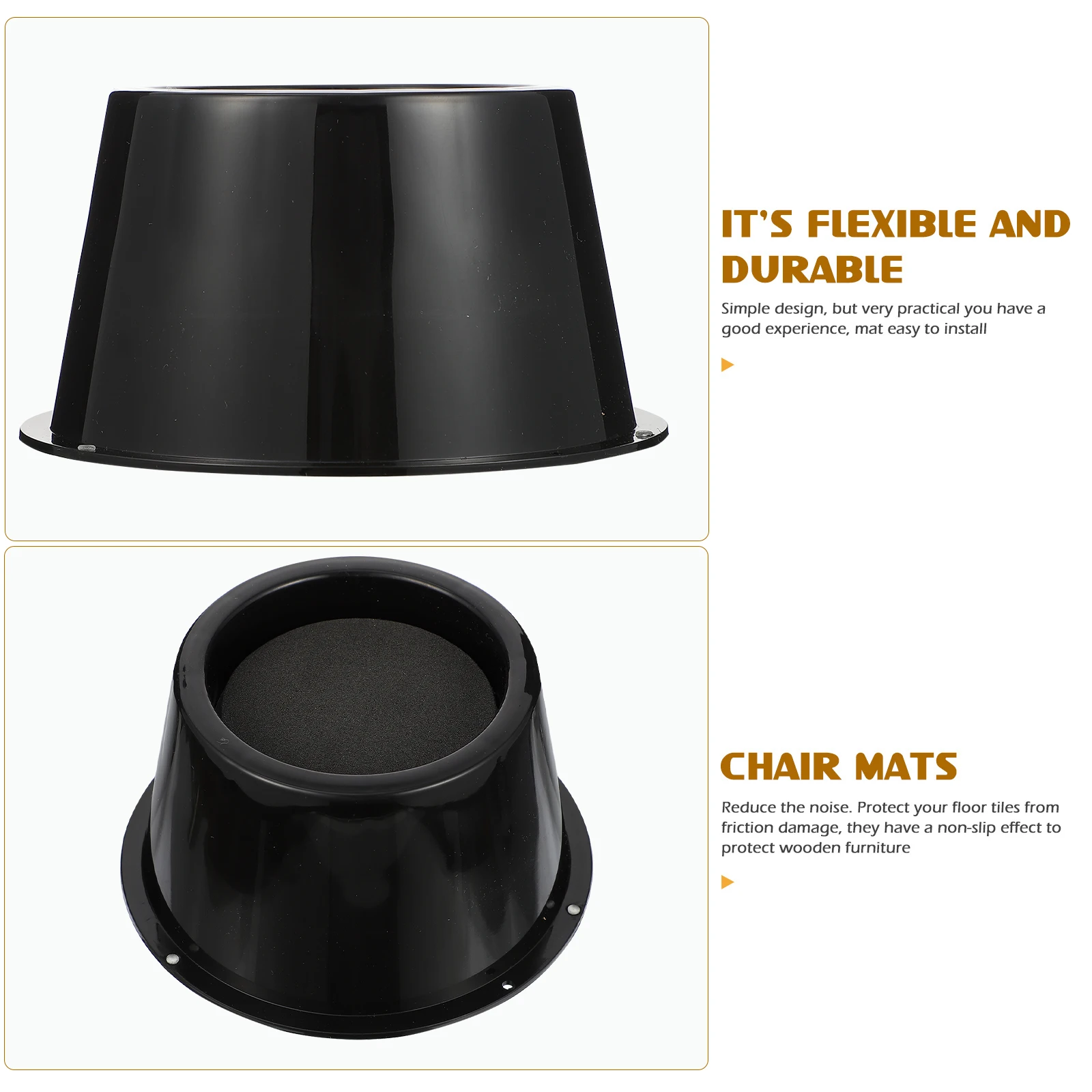 

4Pcs Furniture Heightening Cushion Pads Sturdy Noise Reduction Anti-Skid Ventilation Foot Mats for Sofa Bed Cabinet Home