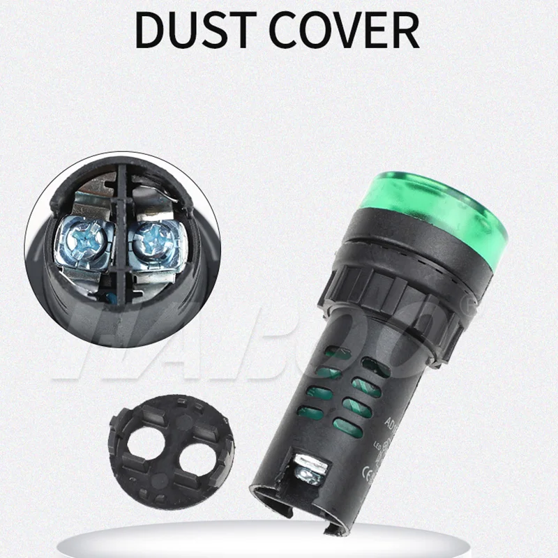 22mm AD16-22SM Indicator Light Signal Lamp Flash Buzzer 6V 12V 24V 110V 220V 380V