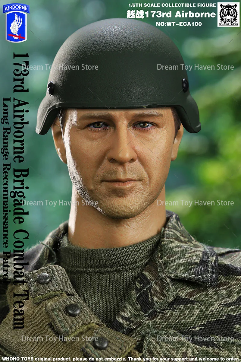 ‌ WT-ECA100 1/6 ベトナム戦争陸軍 第173空挺旅団戦闘隊 長距離監視パトロール兵士 12インチ アクションフィギュア玩具