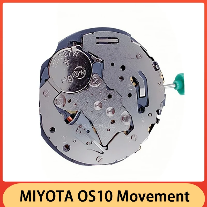 MIYOTA OS10 Movement Three Points Calendar Six Hands 6.9.12 Small Seconds Quartz Movement Watch Movement Parts Stable Quality