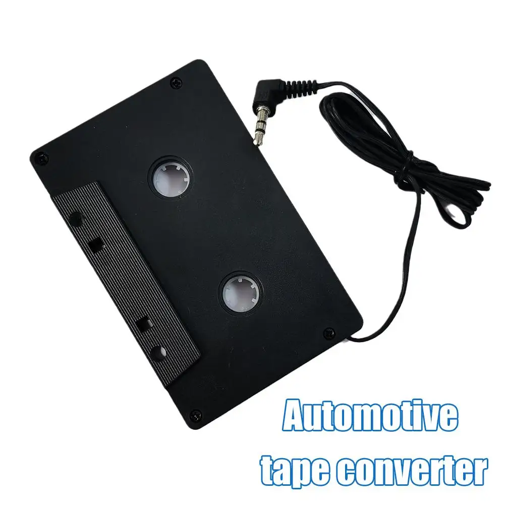 Universal Car Cassette Tape Adapter Cassette Mp3 Player Converter 3.5mm Jack Plug For IPhone AUX Cable CD Player F1U0