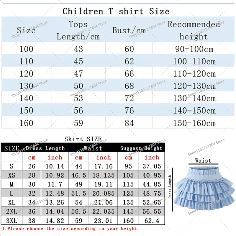 Capibara 2-teiliges T-Shirt und Rock Set für Mädchen, Anime-Cartoon mit Nummern 1-10 Bedruckt, Sommerkleidung für Kinder, Modische Röcke, Geschenke – Detail 1