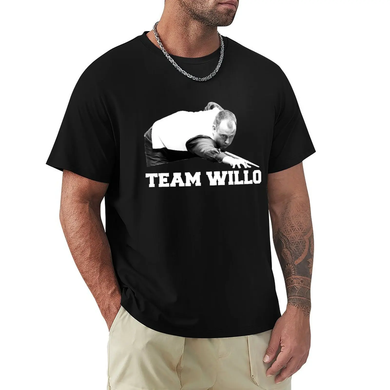 

Snooker - Team Willo (Mark Williams Fans) T-Shirt sports fans tops anime tshirts for men