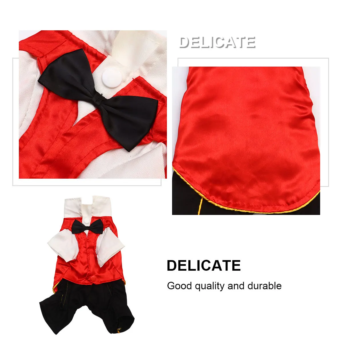 

Dog Clothes Bloodsucker Shape Pet Costume Premium Material Soft Comfortable for Small Pets Daily Wear Outdoor Activities