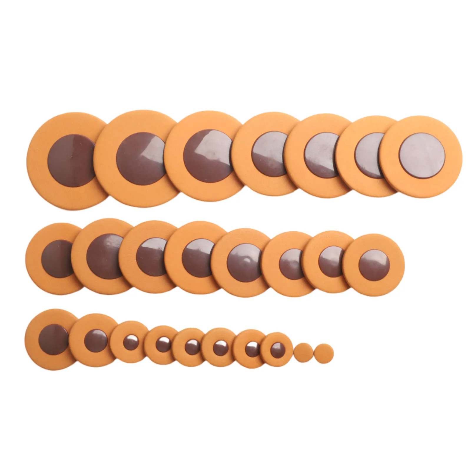 Leather Sax Pads Eb Tenor Sax Pads Easy Installation High-quality Lambskin Long Service Life Saxophone Maintenance - Image 5