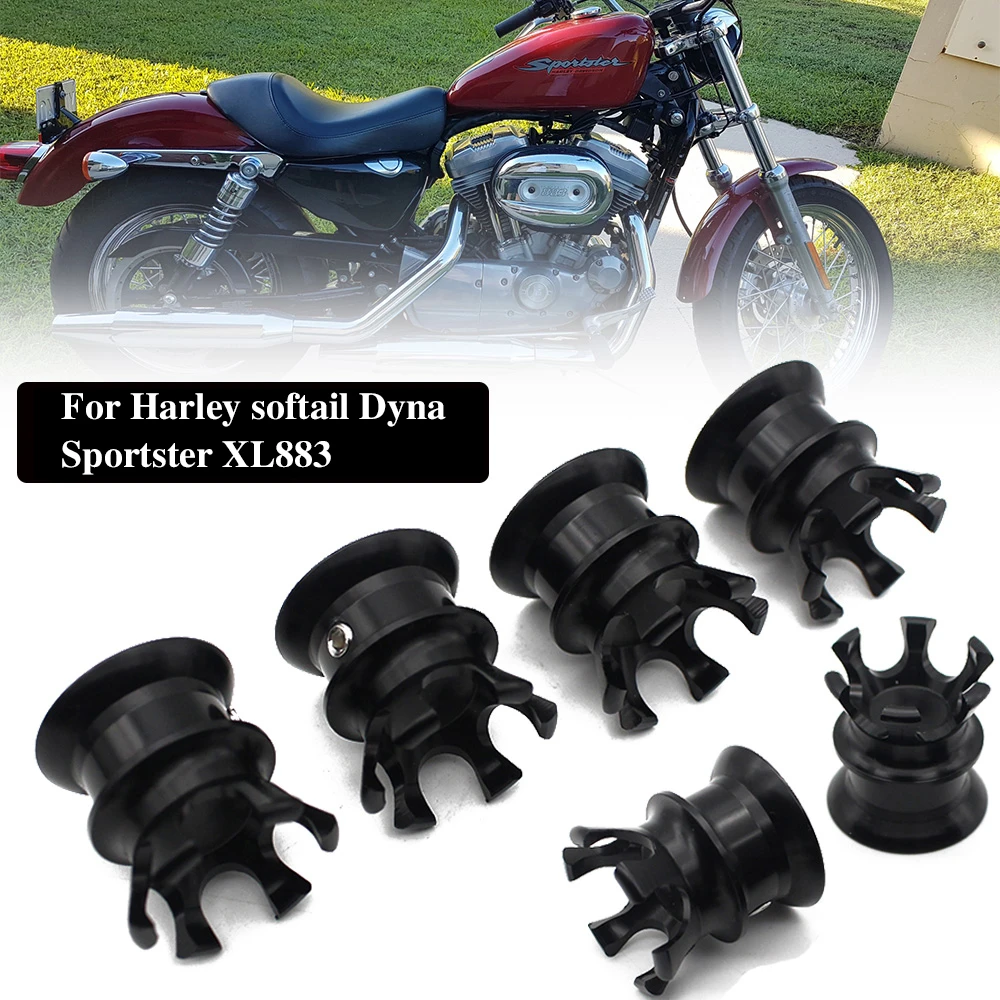 

For Harley Davidson Softail Dyna Sportster XL883 XL1200 Motorcycle Head Bolt Topper Cover Cap Screw Engine Cover Trim 1986 2018