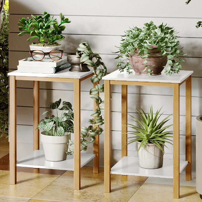 Living room sofa side cabinet household bedside table mini small apartment side table rental house
