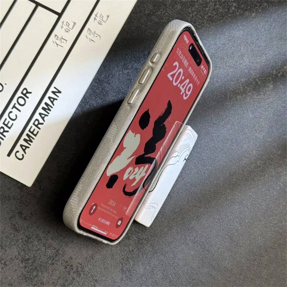 HOCE Camouflage Leather Magnetic For Magsafe Case For iPhone 17 16 15 14 13 12 Pro Max Metal Lens Frame Shockproof Hard Cover