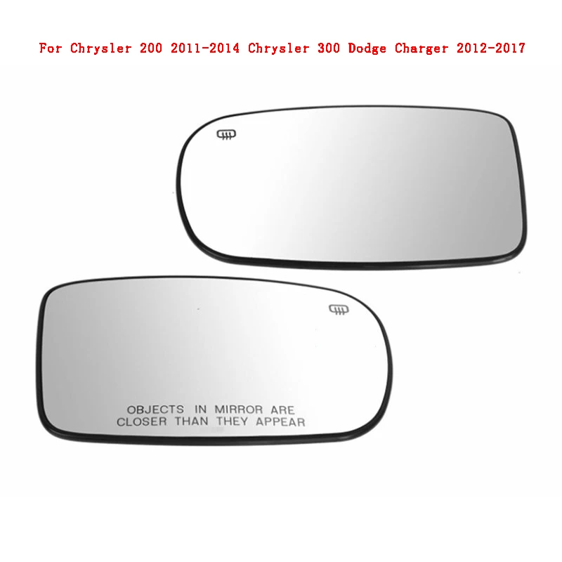 

Auto Left Right Heated Rear Mirror Glass for Chrysler 200 2011-2014 Chrysler 300 Dodge Charger 2012-2017 68101147AA 68101146AA