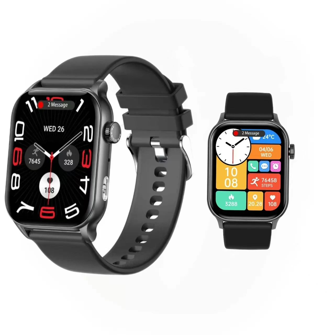 

Fitness Tracker Heart Rate Blood Pressure Watch Blood Oxygen Monitor Pedometer Step Counter Activity Tracker Big Fitness Tracker