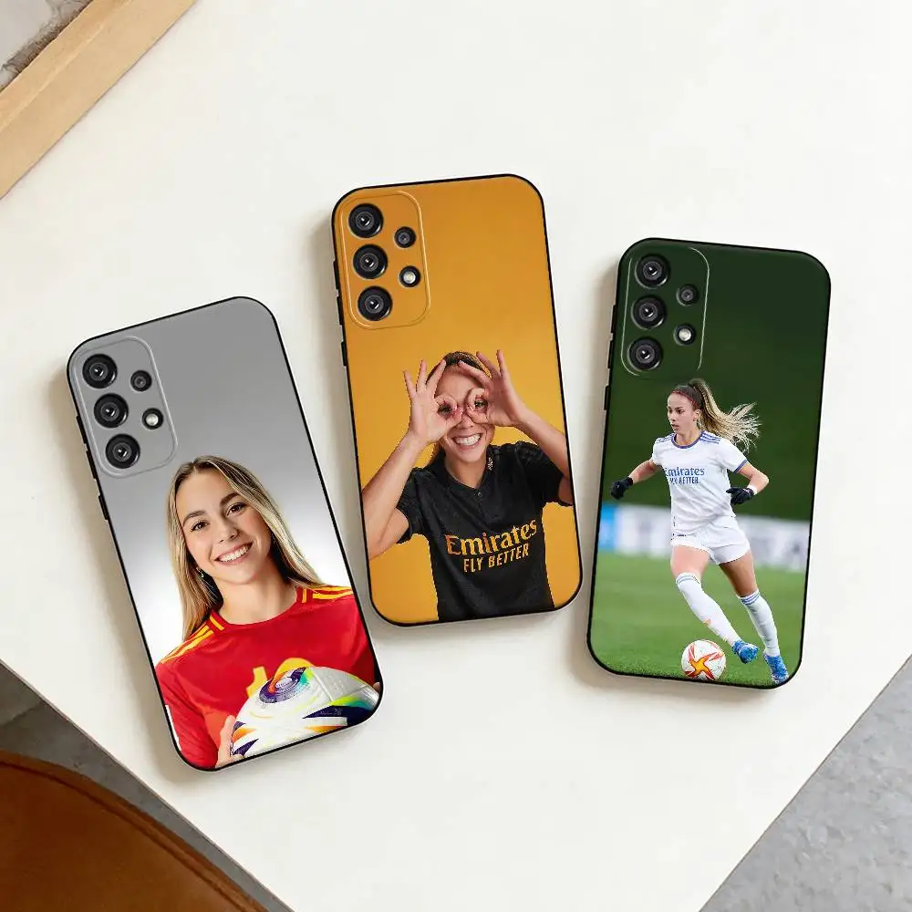 F-Football Star A-Athenea del Castillo Phone Case For Samsung S25,S24,S21,S22,S23,S30,Ultra,S20,Plus,Fe,Note,10,9,5G Black Cover