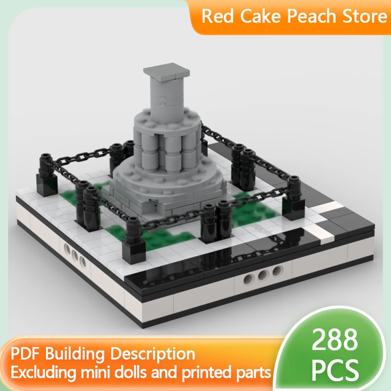 

Модель городской улицы MOC, конструктор из мини-блоков, модульная технология, детские праздничные подарки, игрушки для сборки