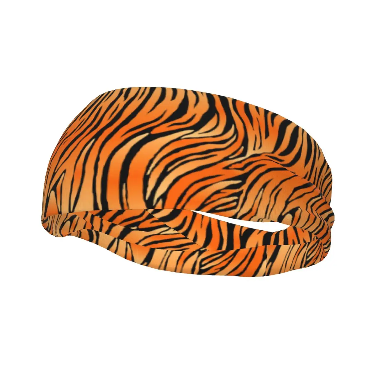 

Headband Sports Yoga Fitness Stretch Sweatband Hair Band Elasticity Headband Abstract Tiger Skin Print